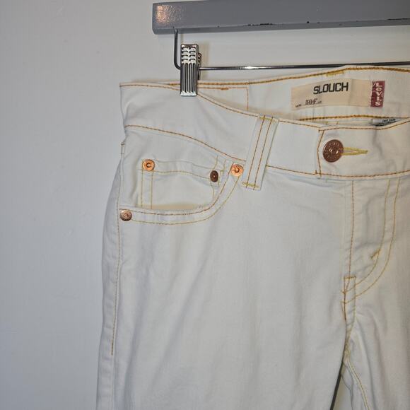 Levi’s 504 Slouch Flare 90’s Y2K Low Rise Light Wash Jeans Size 11M - Picture 3 of 9